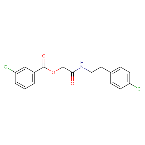 {[2-(4-chlorophenyl)ethyl]carbamoyl}methyl 3-chlorobenzoate