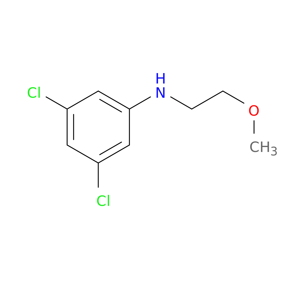 3,5-dichloro-N-(2-methoxyethyl)aniline