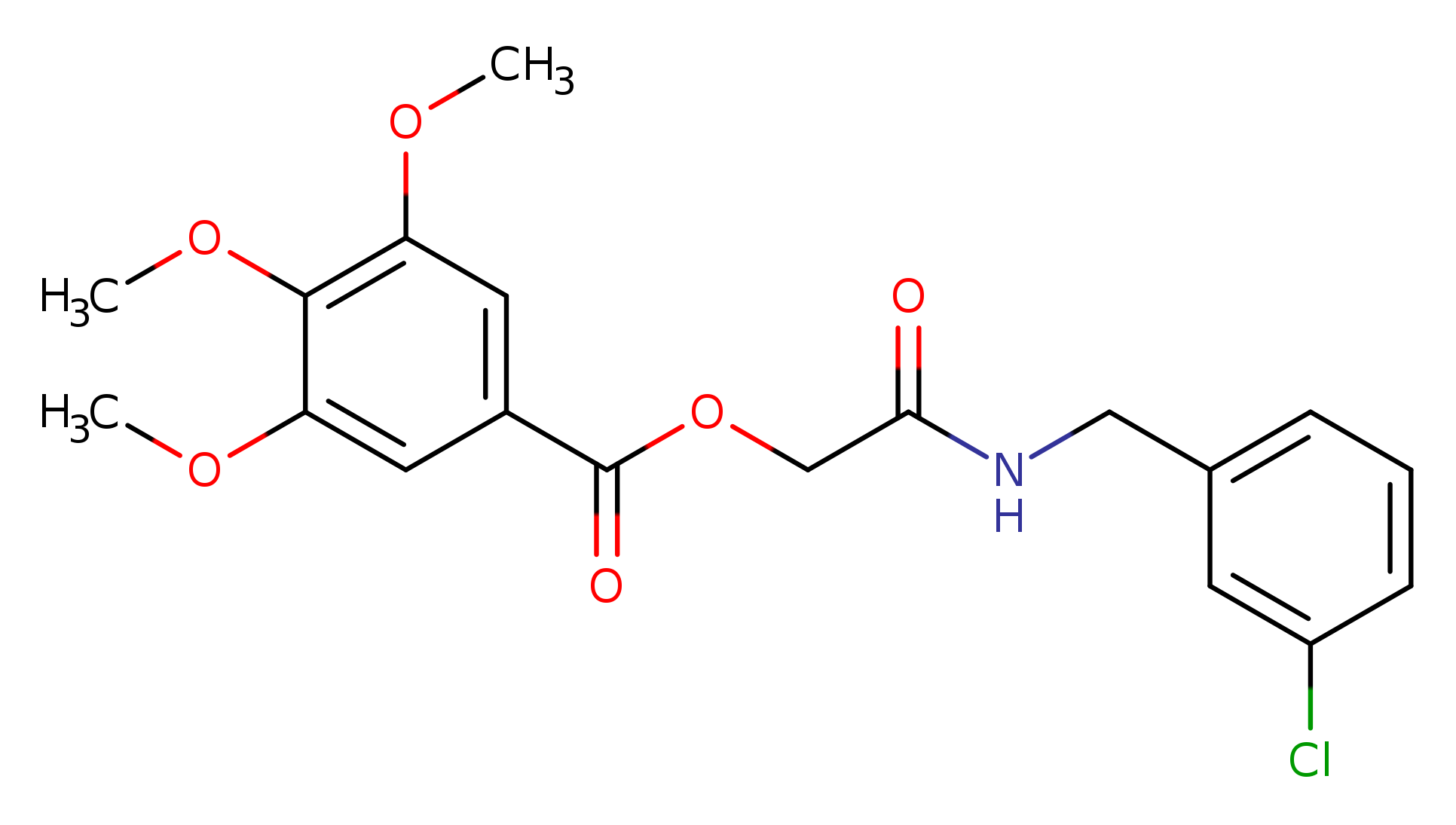 {[(3-chlorophenyl)methyl]carbamoyl}methyl 3,4,5-trimethoxybenzoate