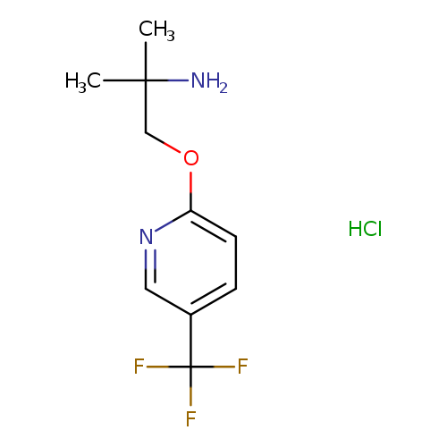 2-(2-amino-2-methylpropoxy)-5-(trifluoromethyl)pyridine hydrochloride