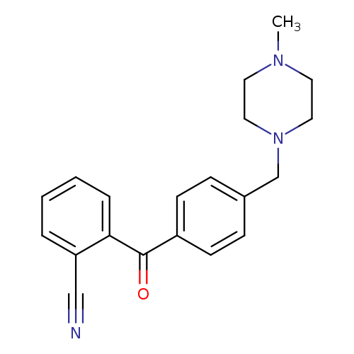2-CYANO-4'-(4-METHYLPIPERAZINOMETHYL) BENZOPHENONE