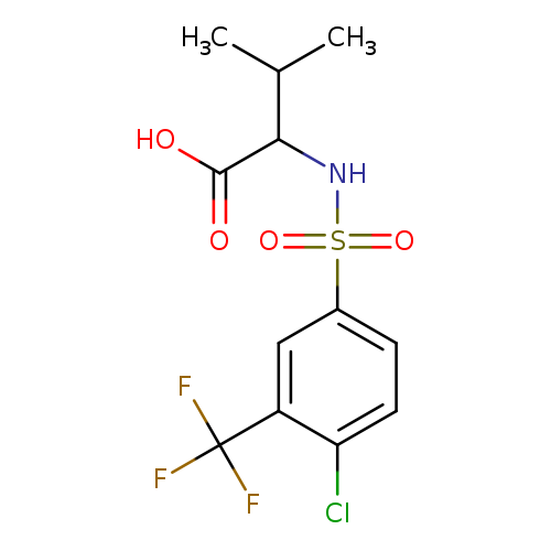 ((4-chloro-3-(trifluoromethyl)phenyl)sulfonyl)valine