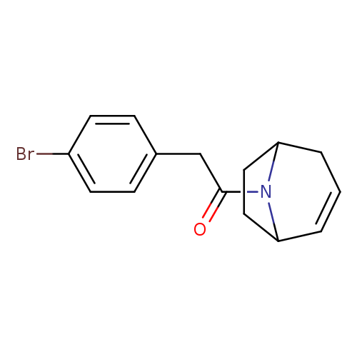 1-{8-azabicyclo[3.2.1]oct-2-en-8-yl}-2-(4-bromophenyl)ethan-1-one