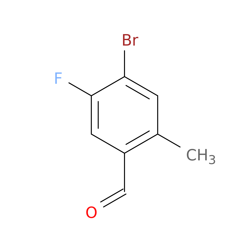 4-Bromo-5-fluoro-2-methylbenzaldehyde