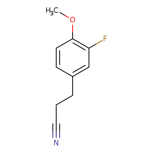 3-(3-fluoro-4-methoxyphenyl)propanenitrile