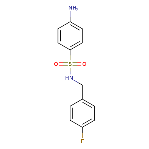 4-amino-N-[(4-fluorophenyl)methyl]benzene-1-sulfonamide