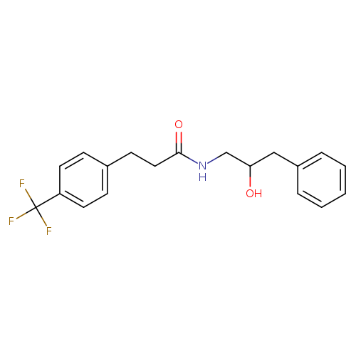 N-(2-hydroxy-3-phenylpropyl)-3-[4-(trifluoromethyl)phenyl]propanamide