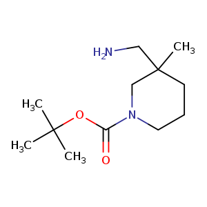 1-Piperidinecarboxylic acid, 3-(aminomethyl)-3-methyl-, 1,1-dimethylethyl ester