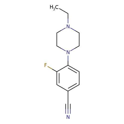 4-(4-ethylpiperazin-1-yl)-3-fluorobenzonitrile
