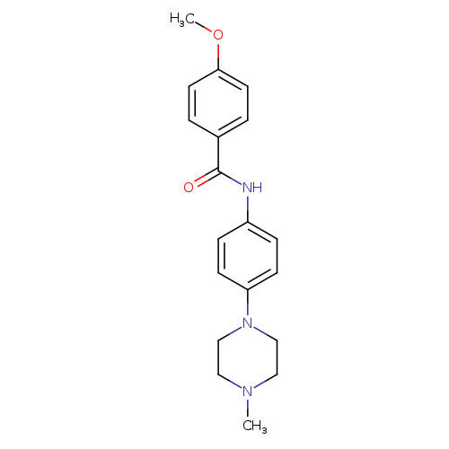 4-methoxy-N-[4-(4-methyl-1-piperazinyl)phenyl]benzamide