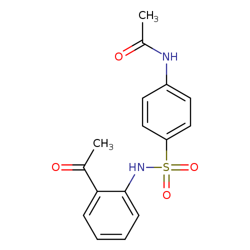 N-{4-[(2-acetylphenyl)sulfamoyl]phenyl}acetamide