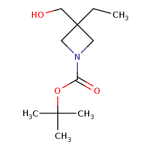 1-Azetidinecarboxylic acid, 3-ethyl-3-(hydroxymethyl)-, 1,1-dimethylethyl ester