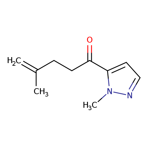 4-methyl-1-(1-methyl-1H-pyrazol-5-yl)pent-4-en-1-one
