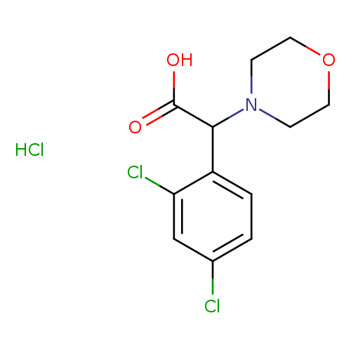 2-(2,4-dichlorophenyl)-2-(morpholin-4-yl)acetic acid hydrochloride