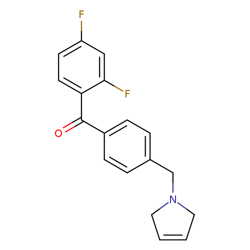(2,4-Difluorophenyl)(4-((2,5-dihydro-1H-pyrrol-1-yl)methyl)phenyl)methanone