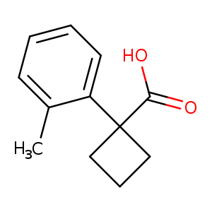 1-(2-methylphenyl)cyclobutane-1-carboxylic acid