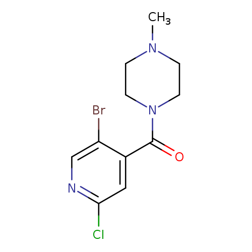 (5-Bromo-2-chloro-4-pyridyl)-(4-methylpiperazin-1-yl)methanone
