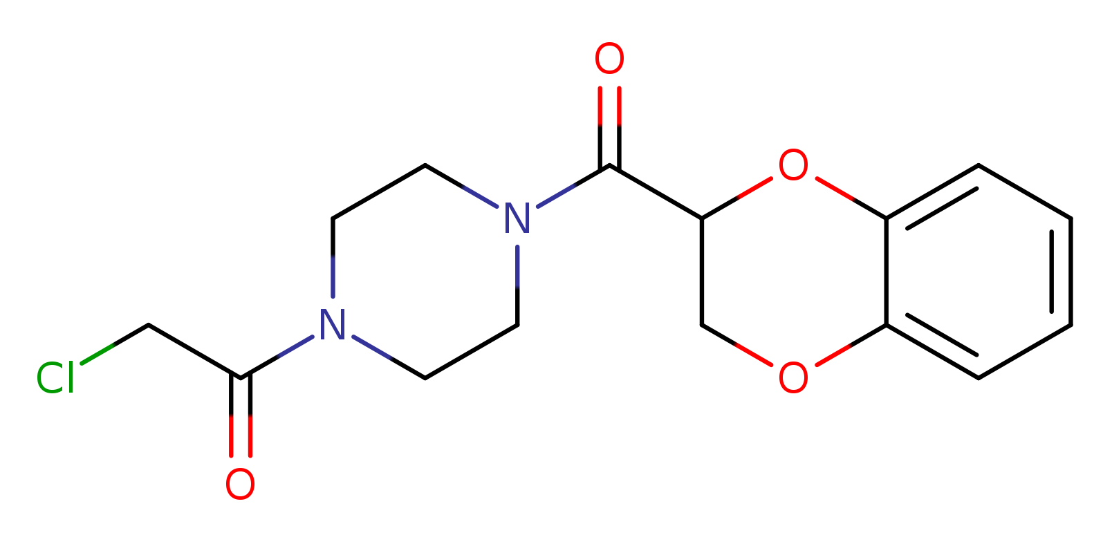 2-Chloro-1-[4-(2,3-dihydro-1,4-benzodioxine-2-carbonyl)piperazin-1-yl]ethan-1-one