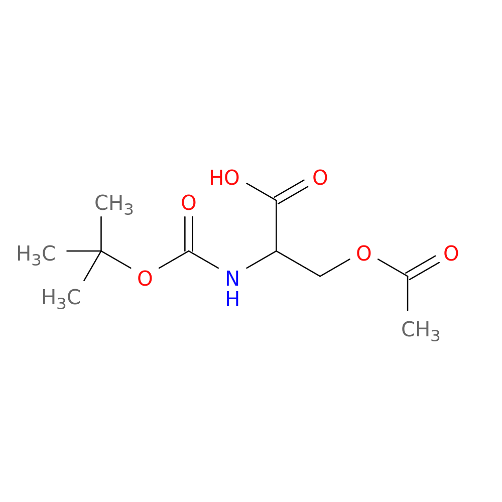 Boc-ser(ac)-oh