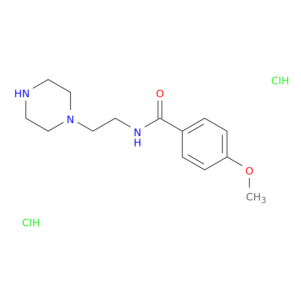 4-Methoxy-N-[2-(piperazin-1-yl)ethyl]benzamide dihydrochloride