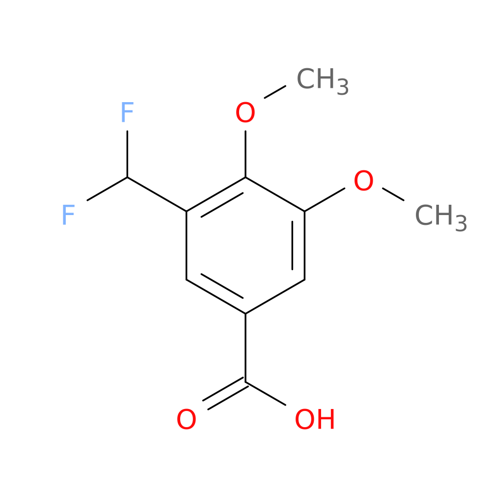 3-(difluoromethyl)-4,5-dimethoxybenzoic acid