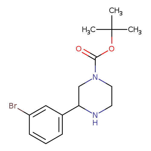 1-Piperazinecarboxylicacid, 3-(3-bromophenyl)-, 1,1-dimethylethyl ester