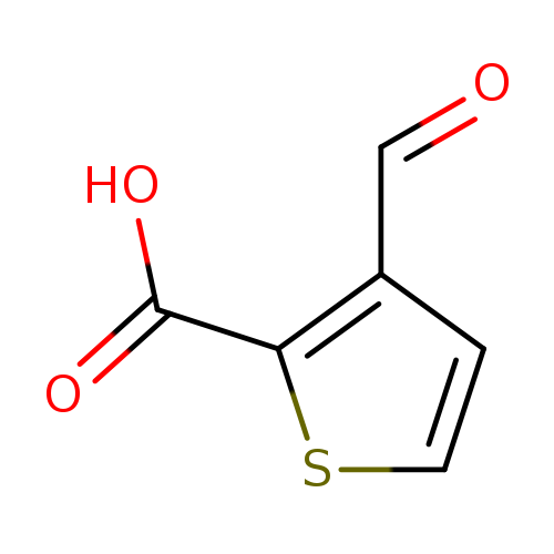 2-Thiophenecarboxylic acid, 3-formyl-