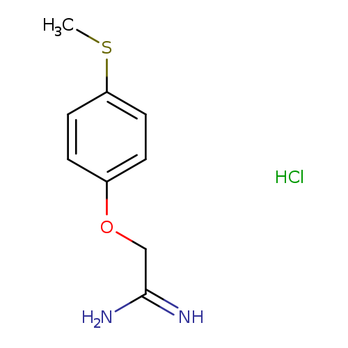 2-[4-(methylsulfanyl)phenoxy]ethanimidamide hydrochloride
