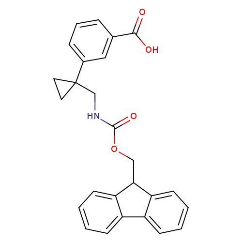 3-{1-[({[(9H-fluoren-9-yl)methoxy]carbonyl}amino)methyl]cyclopropyl}benzoic acid