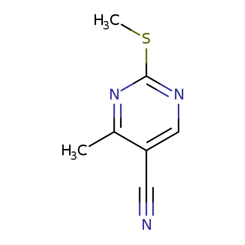 4-Methyl-2-(methylthio)-5-pyrimidinecarbonitrile