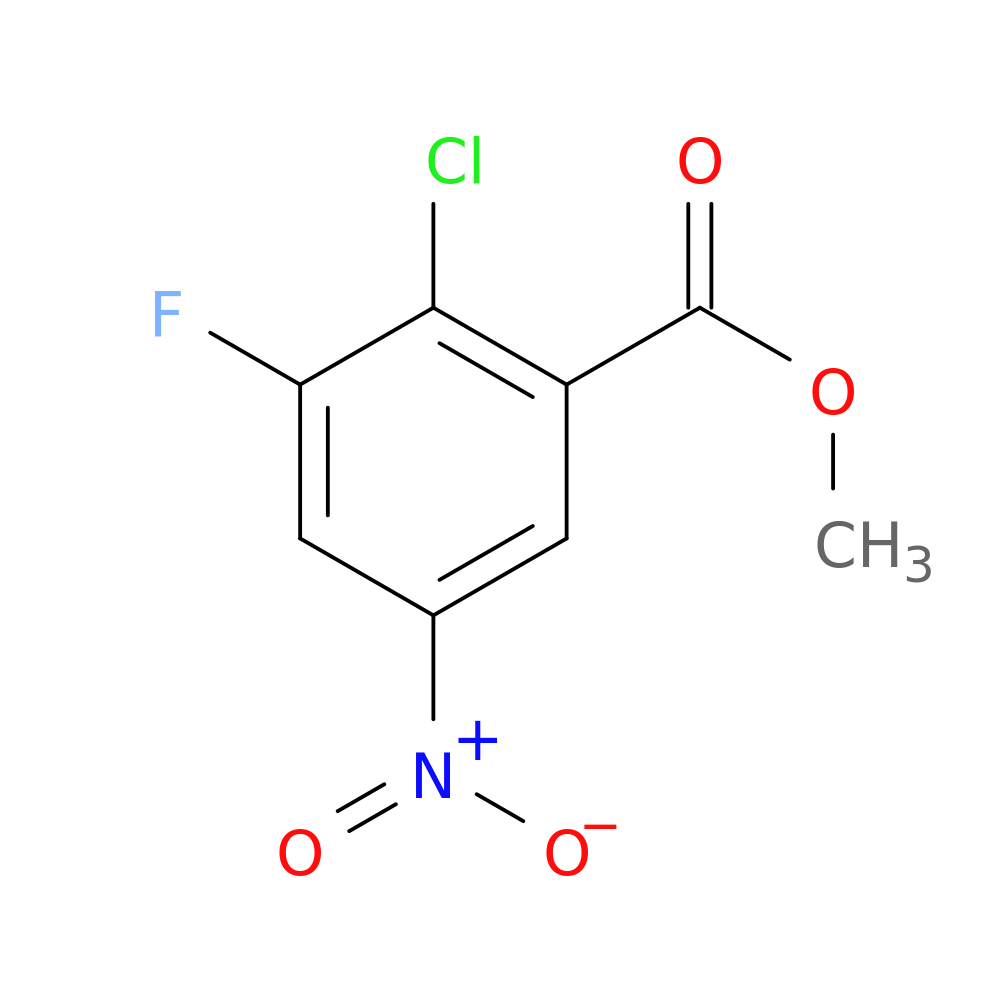 methyl 2-chloro-3-fluoro-5-nitrobenzoate