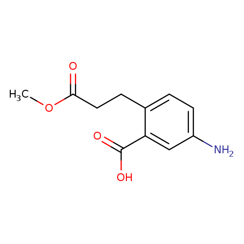 5-amino-2-(3-methoxy-3-oxopropyl)benzoicacid