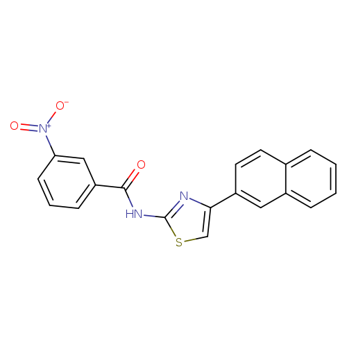N-[4-(naphthalen-2-yl)-1,3-thiazol-2-yl]-3-nitrobenzamide