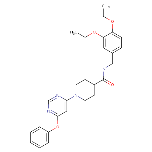 N-[(3,4-diethoxyphenyl)methyl]-1-(6-phenoxypyrimidin-4-yl)piperidine-4-carboxamide