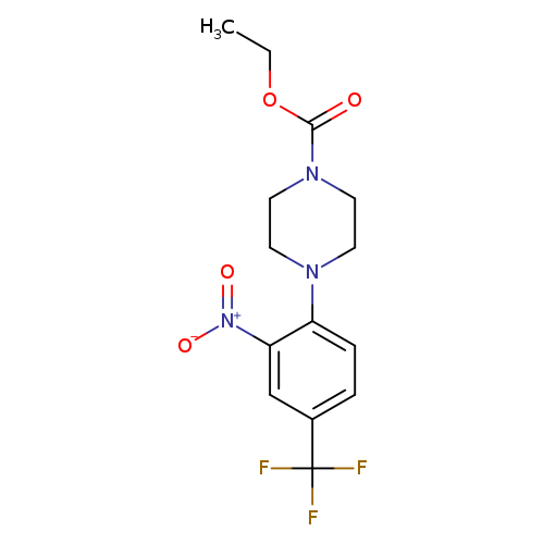ethyl 4-[2-nitro-4-(trifluoromethyl)phenyl]piperazine-1-carboxylate