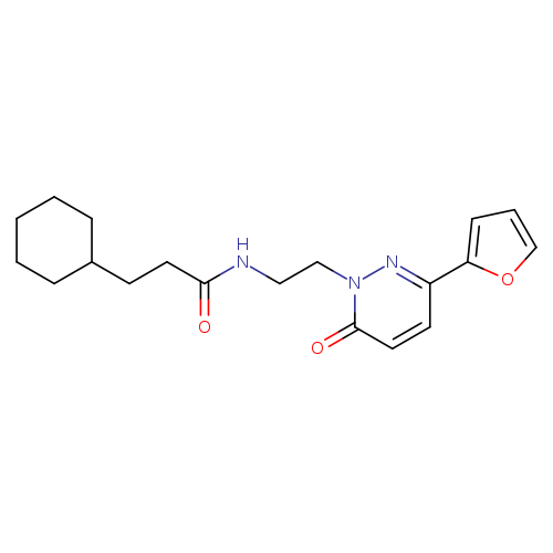 3-cyclohexyl-N-{2-[3-(furan-2-yl)-6-oxo-1,6-dihydropyridazin-1-yl]ethyl}propanamide