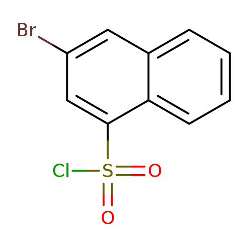 3-bromonaphthalene-1-sulfonylchloride