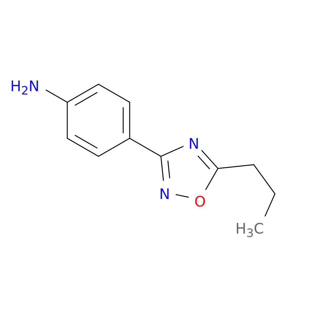 4-(5-Propyl-1,2,4-oxadiazol-3-yl)aniline