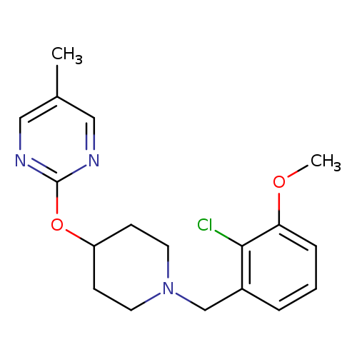 2-({1-[(2-chloro-3-methoxyphenyl)methyl]piperidin-4-yl}oxy)-5-methylpyrimidine