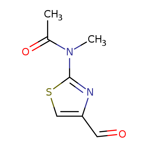 N-(4-formyl-1,3-thiazol-2-yl)-N-methylacetamide