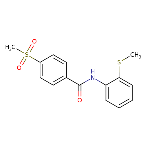 4-methanesulfonyl-N-[2-(methylsulfanyl)phenyl]benzamide