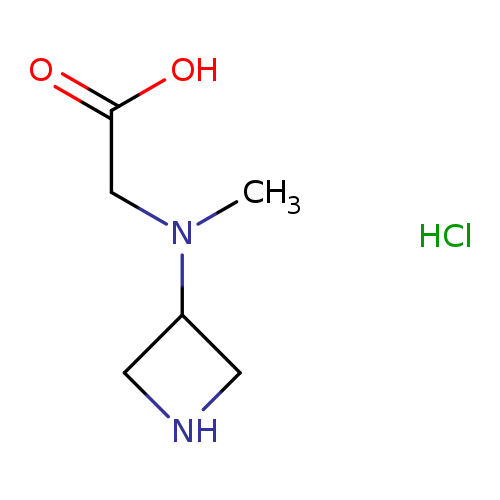 2-[(azetidin-3-yl)(methyl)amino]acetic acid hydrochloride