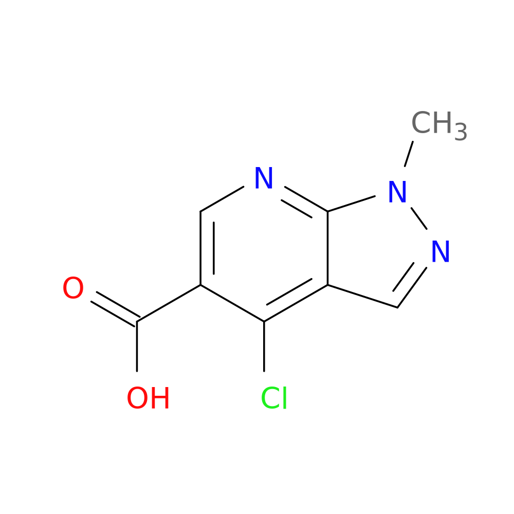 4-Chloro-1-Methyl-1H-pyrazolo[3,4-b]pyridine-5-carboxylic acid