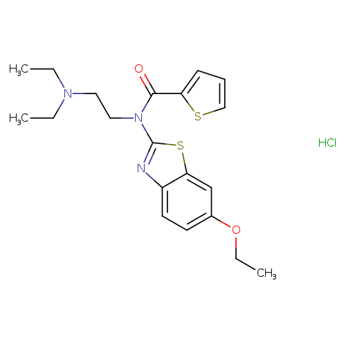 N-[2-(diethylamino)ethyl]-N-(6-ethoxy-1,3-benzothiazol-2-yl)thiophene-2-carboxamide hydrochloride