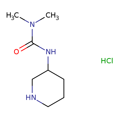 3,3-dimethyl-1-(piperidin-3-yl)urea hydrochloride