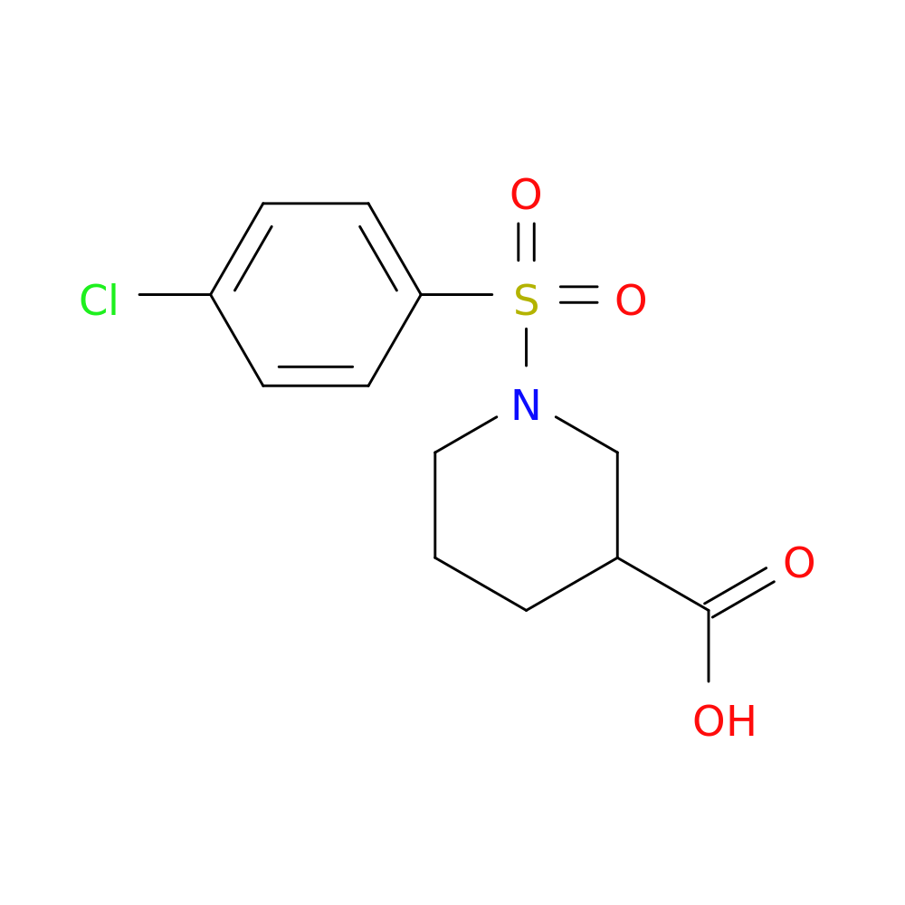 1-[(4-Chlorophenyl)sulfonyl]piperidine-3-carboxylic acid