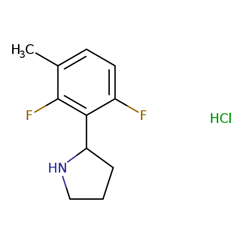 2-(2,6-difluoro-3-methylphenyl)pyrrolidinehydrochloride
