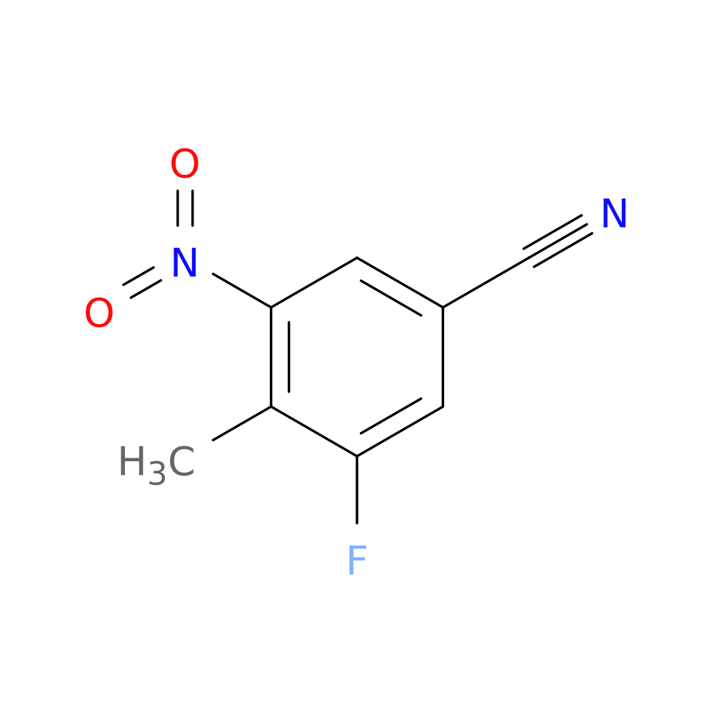 3-FLUORO-4-METHYL-5-NITROBENZONITRILE