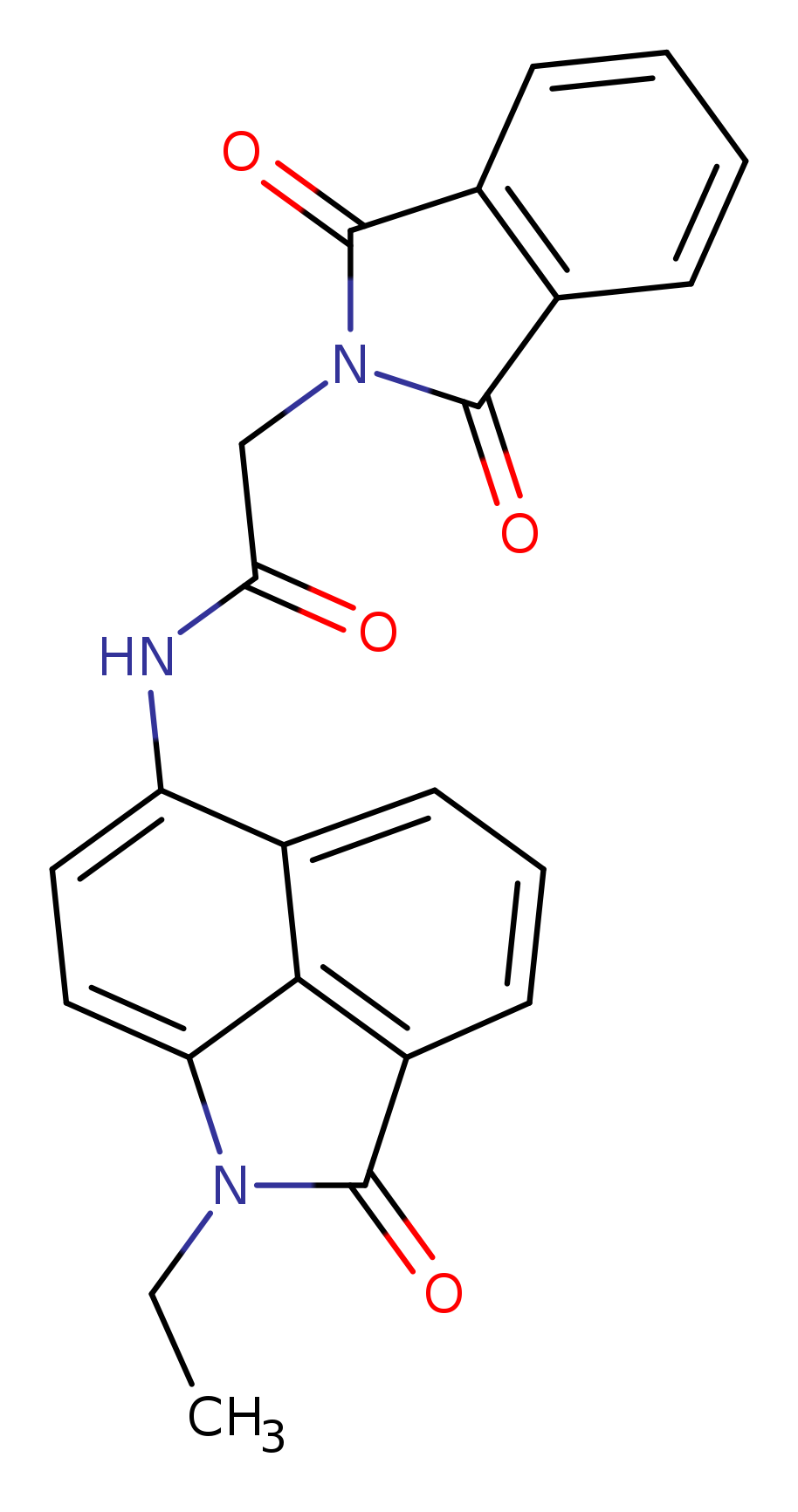 2-(1,3-dioxo-2,3-dihydro-1H-isoindol-2-yl)-N-{2-ethyl-3-oxo-2-azatricyclo[6.3.1.0^{4,12}]dodeca-1(11),4,6,8(12),9-pentaen-9-yl}acetamide