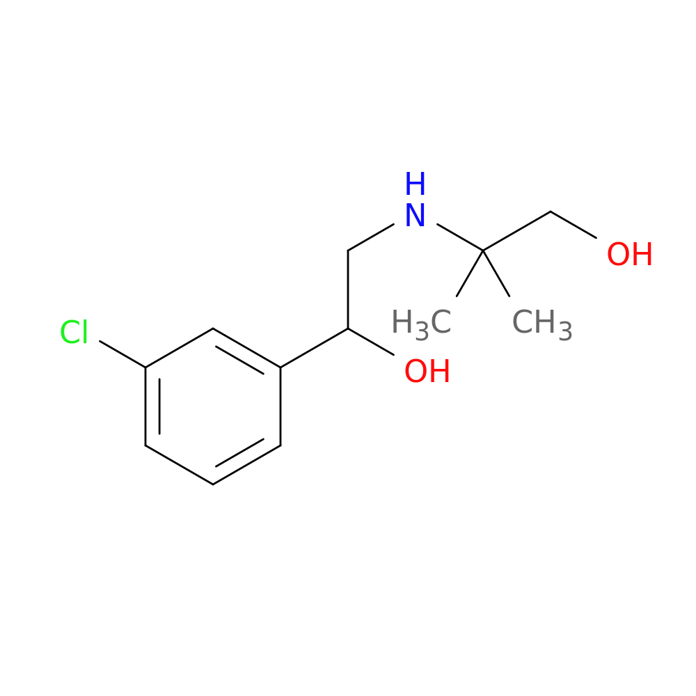 2-([2-(3-Chlorophenyl)-2-hydroxyethyl]amino)-2-methylpropan-1-ol